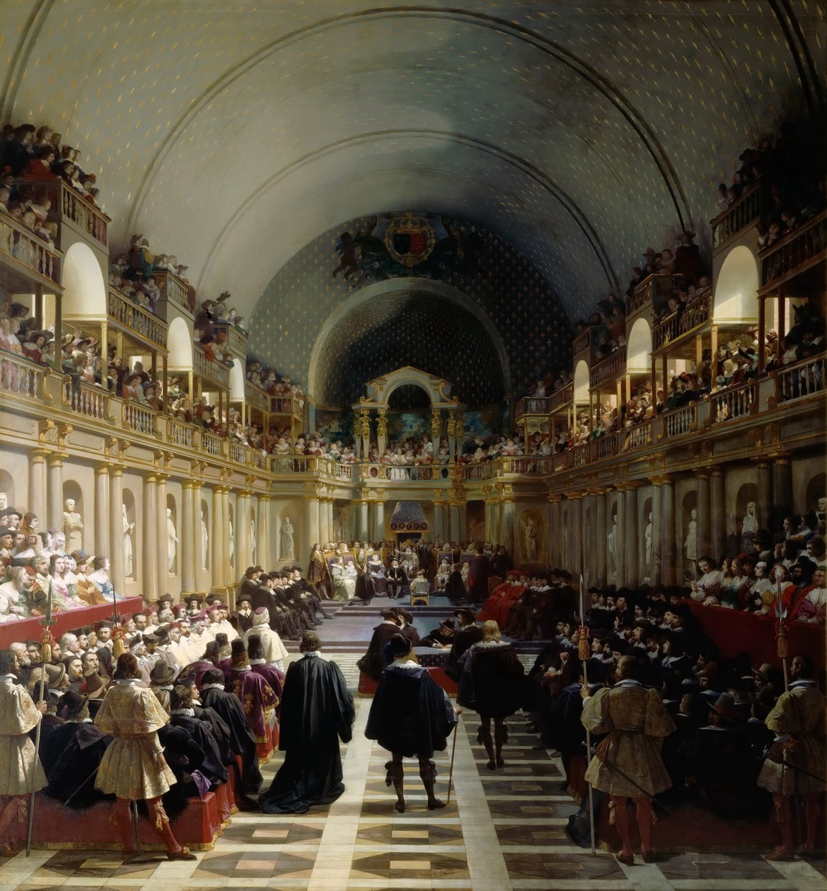 The Assembly of the Estates-General on October 27, 1614 by Jean Alaux