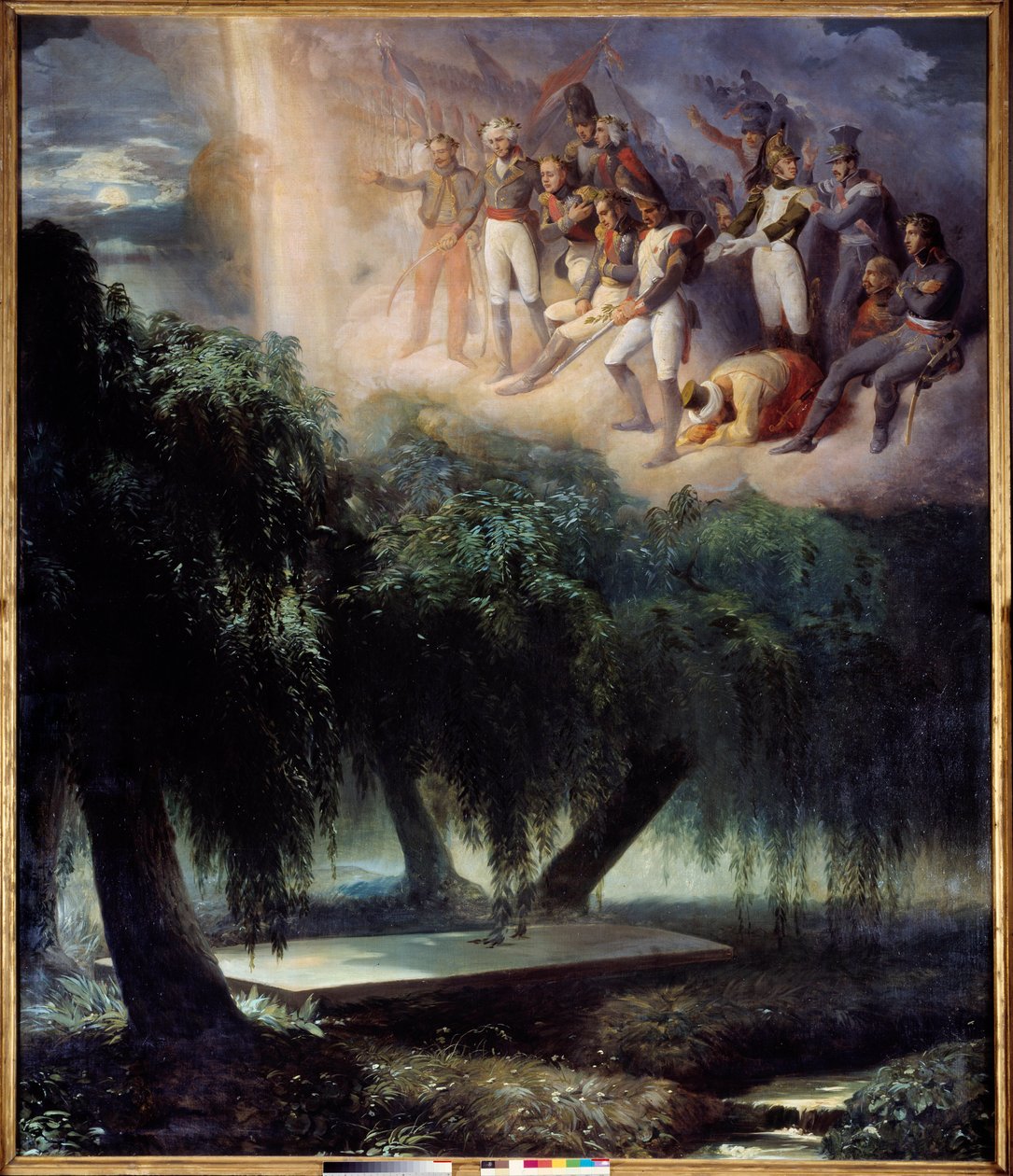 The Tomb of St. Helene: Allegory to the Burial of Napoleon by Jean Alaux