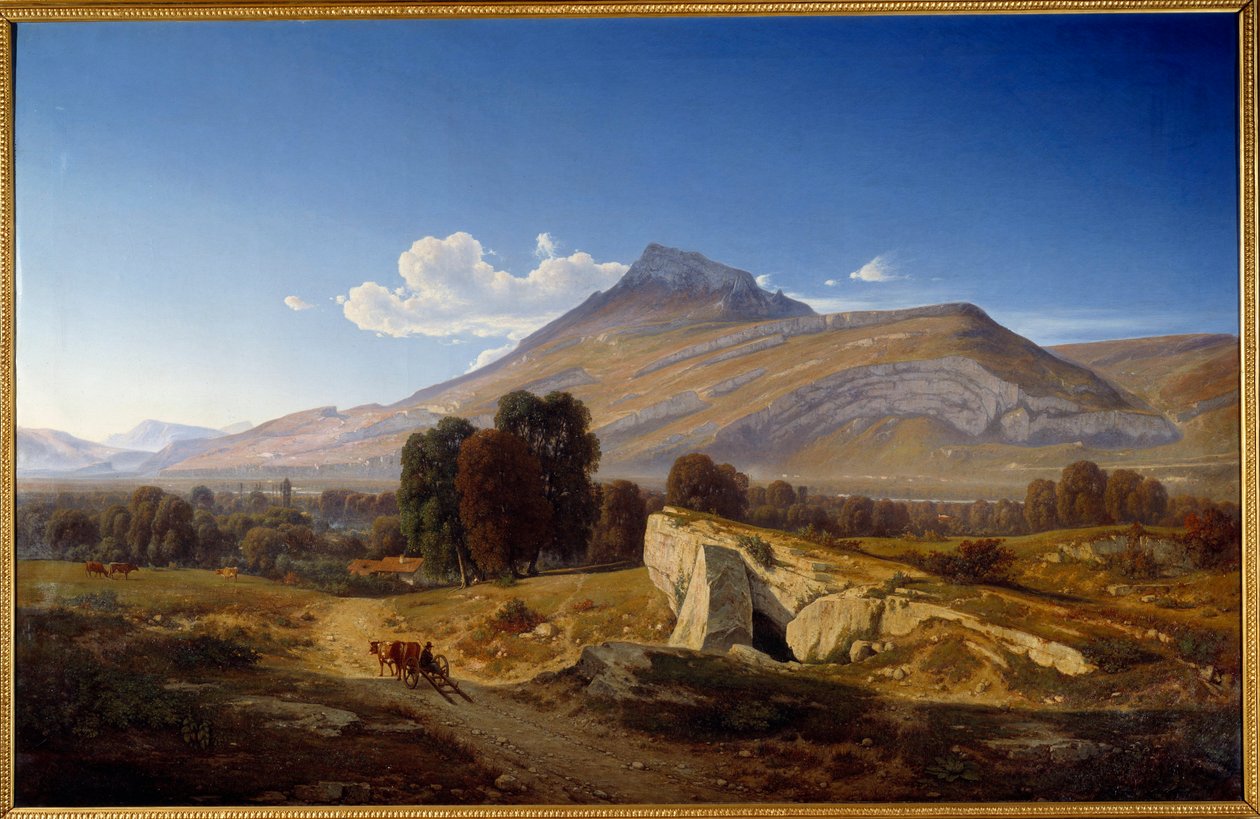 View of the Isere Valley Taken at Saint Egreve by Jean Alexis Achard