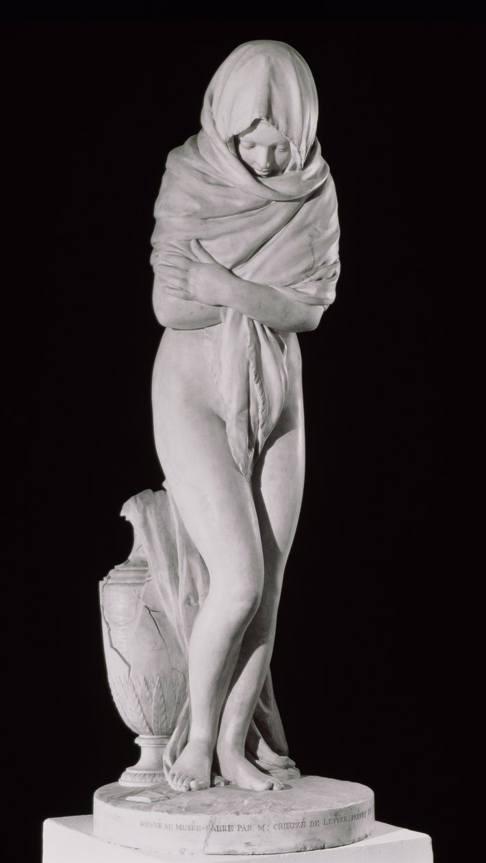 Winter, or The Chilly Woman by Jean Antoine Houdon