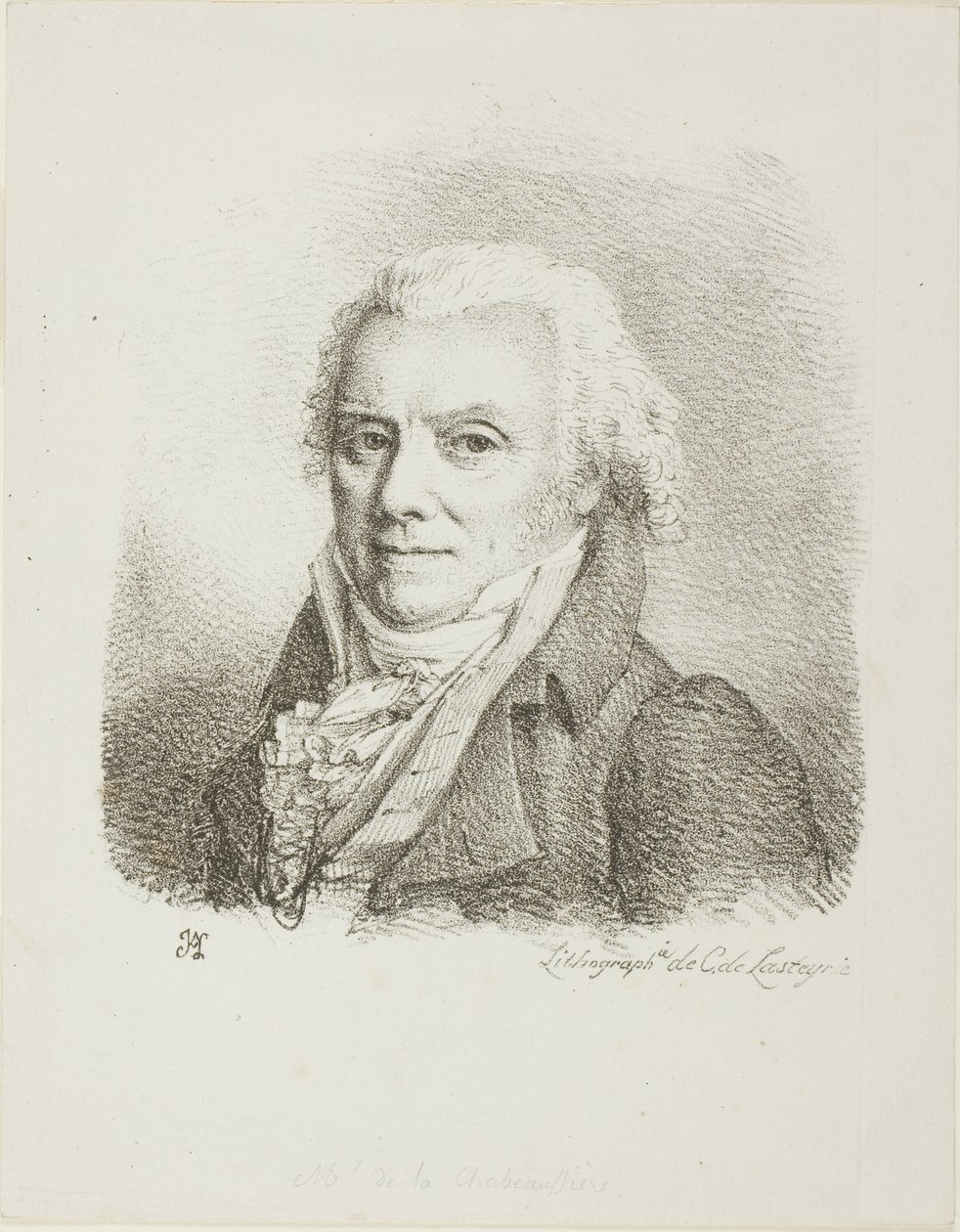 Self-Portrait in a Dark Cloth Coat by Jean Antoine Laurent