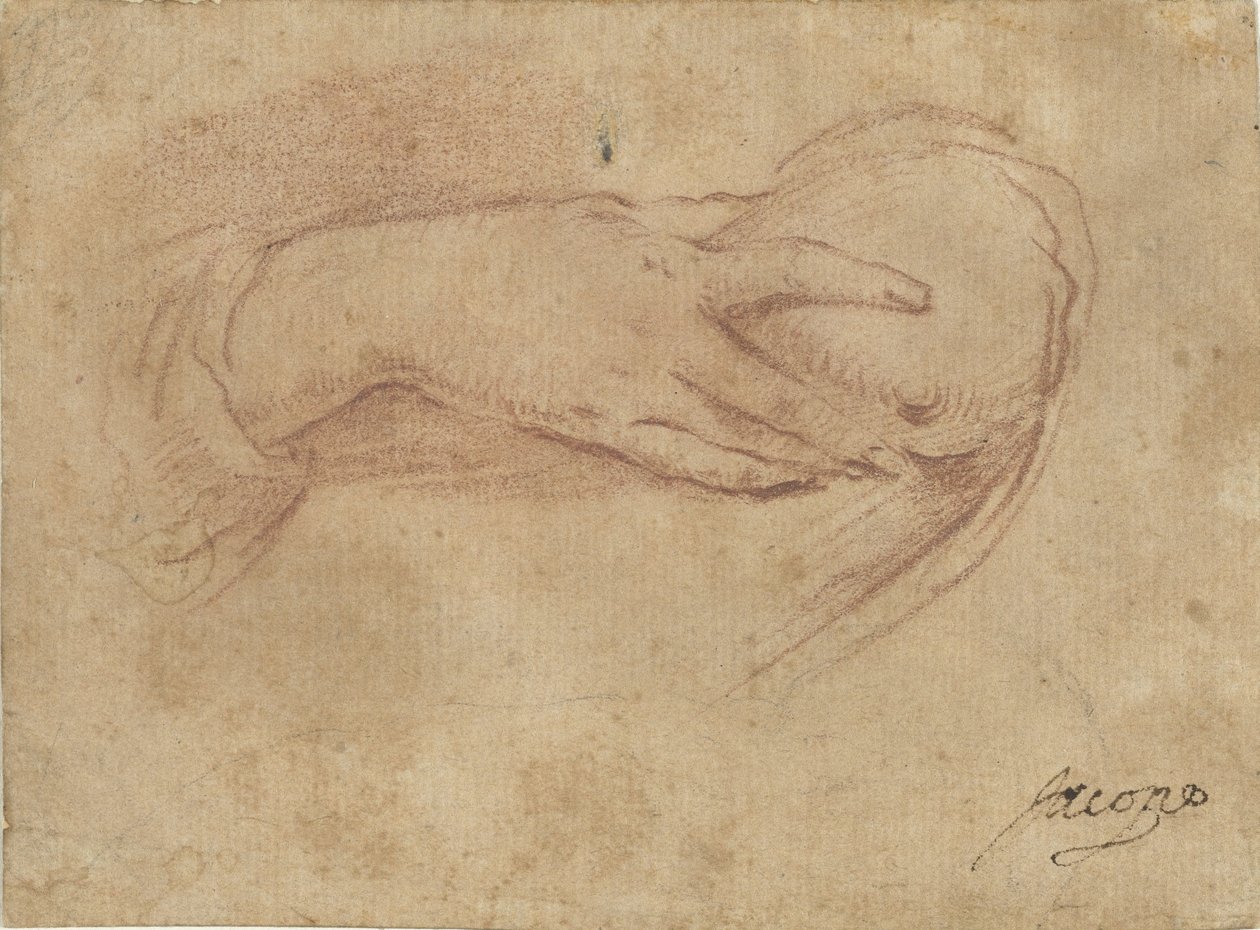 Hand on a Breast by Jean Antoine Watteau (rejected attribution)