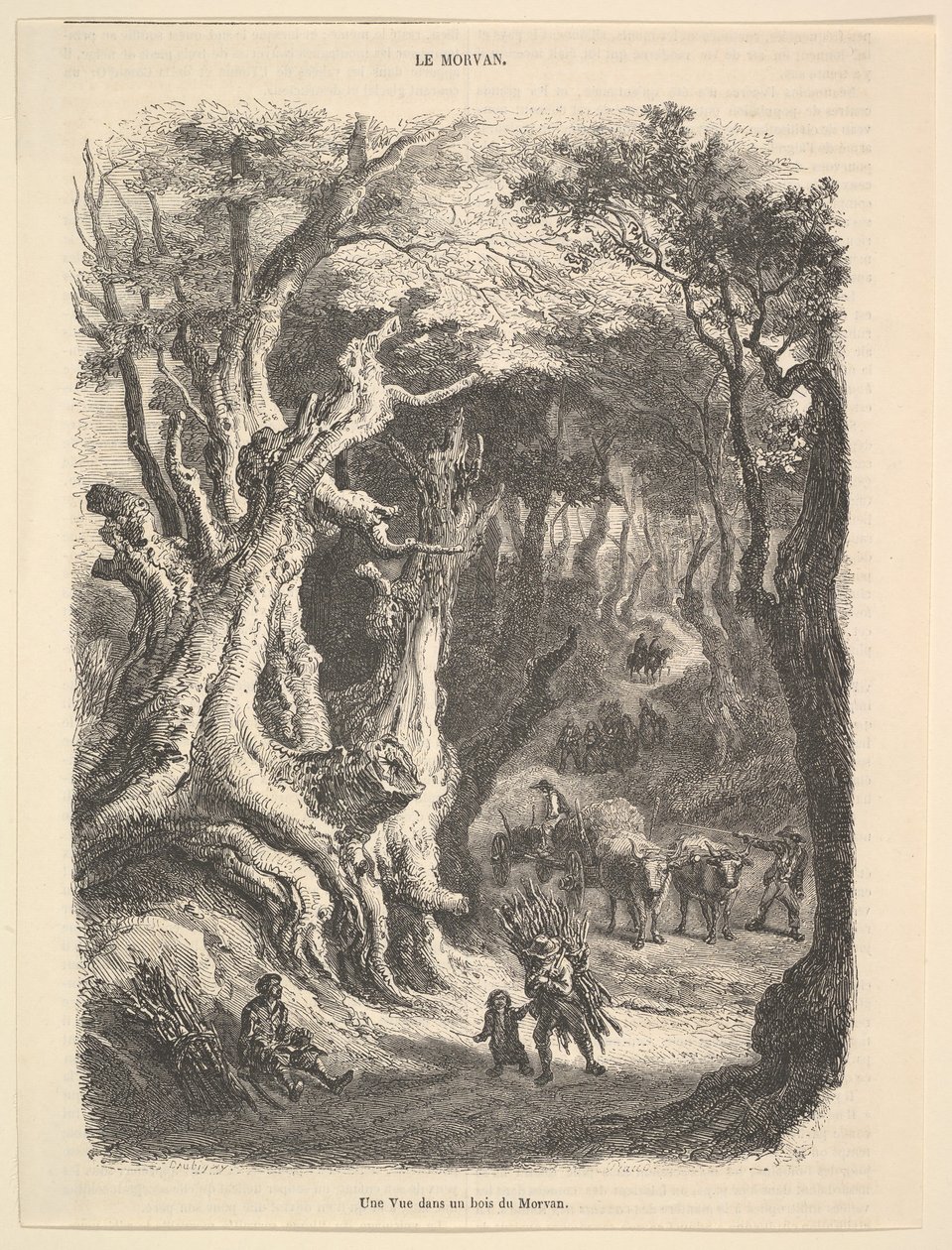 A View in the Forest of Morvan, 1837-66 by Jean Antoine Watteau