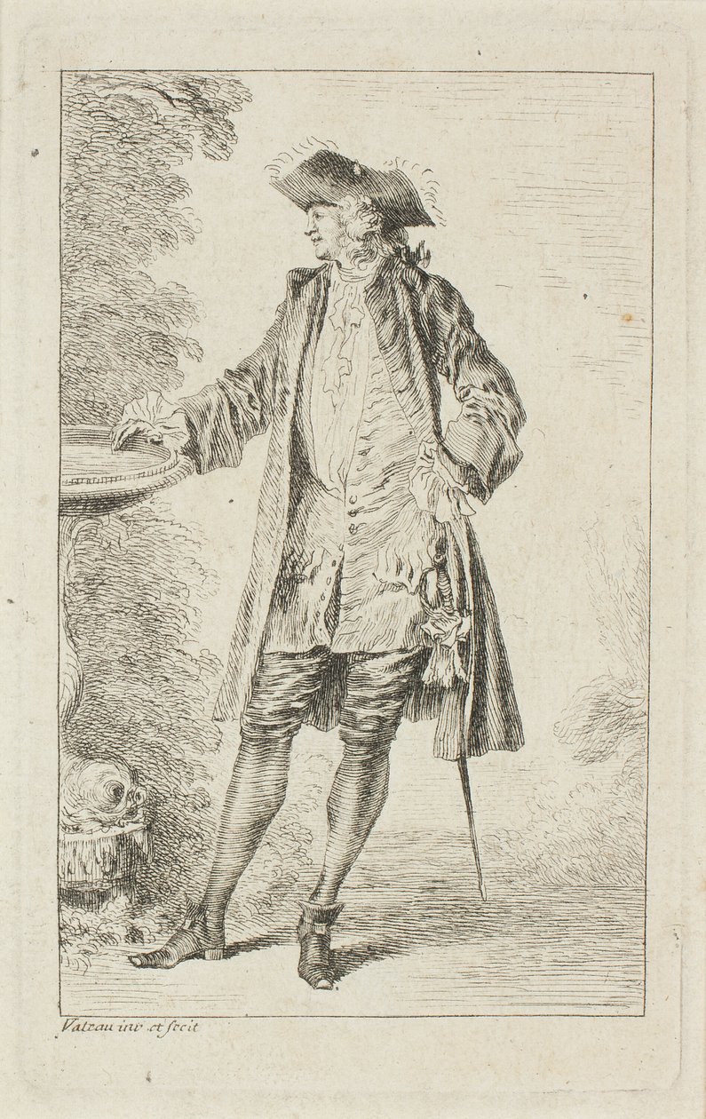 Fashion Figures by Jean Antoine Watteau