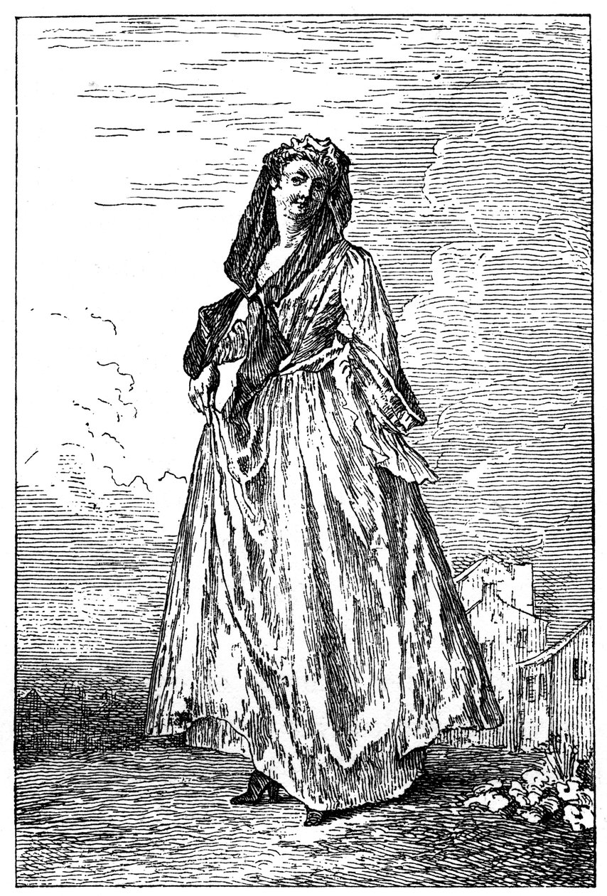 French Costume by Jean Antoine Watteau