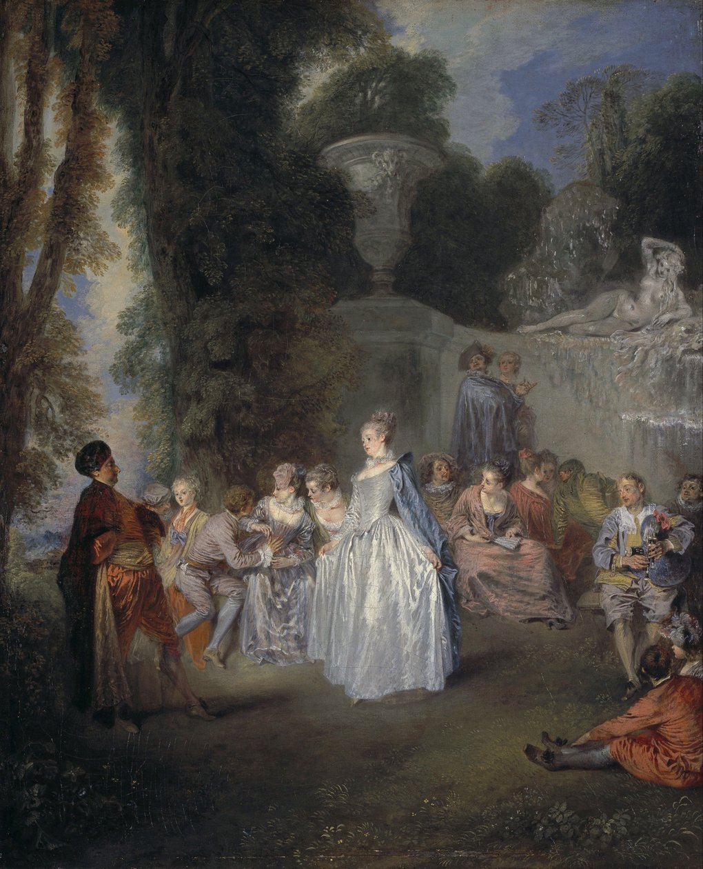 Venetian Festivities by Jean Antoine Watteau