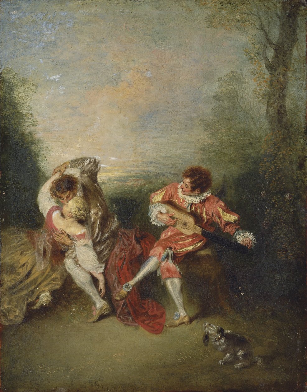 The Surprise by Jean Antoine Watteau