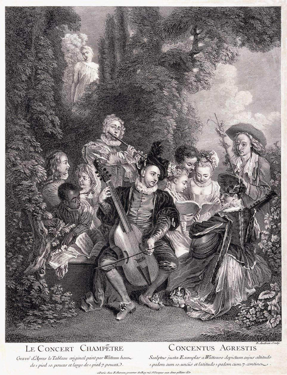 Le Concert Champetre by Jean Antoine Watteau