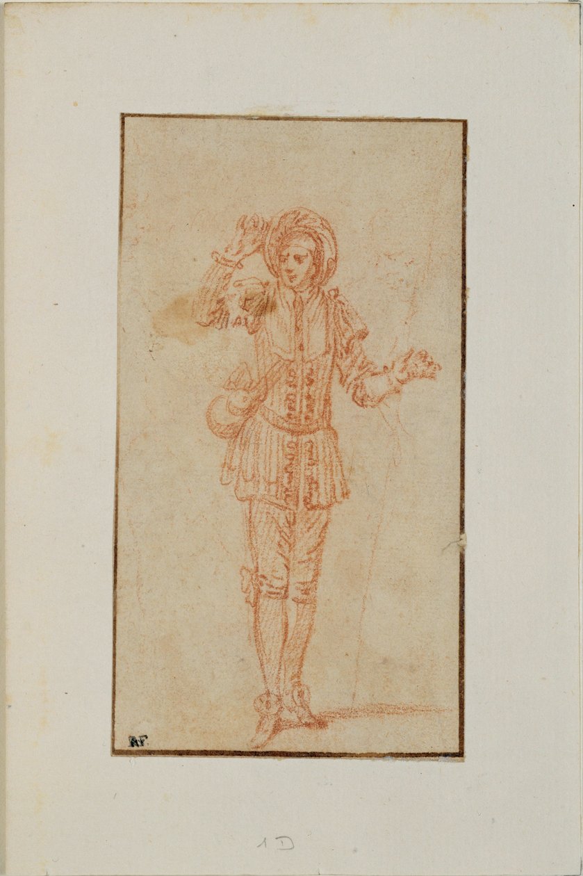 A Pilgrim of Cythera by Jean Antoine Watteau