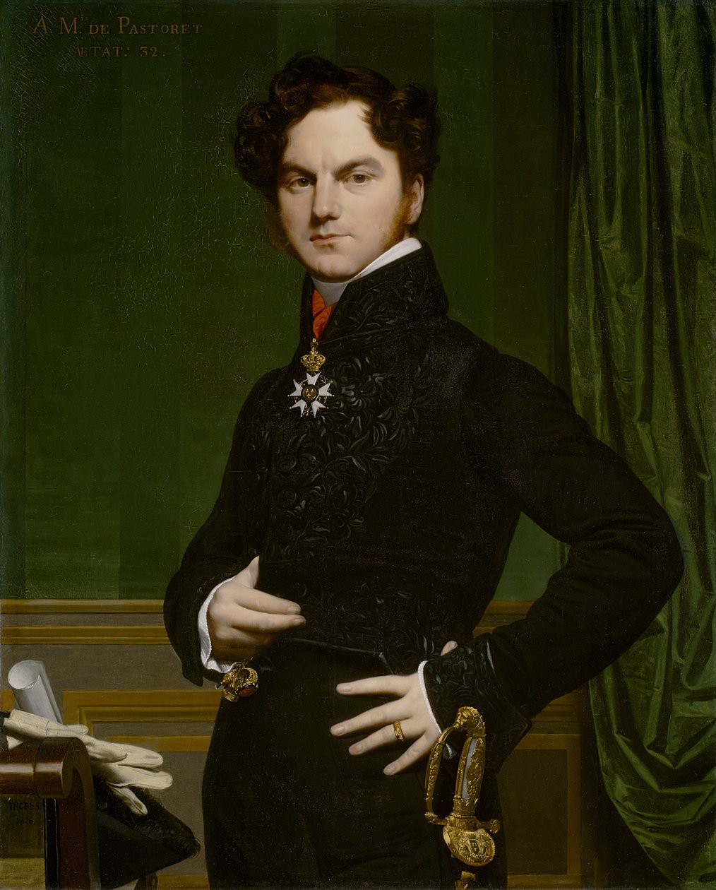 Amédée-David, the Comte de Pastoret by Jean Auguste Dominique Ingres