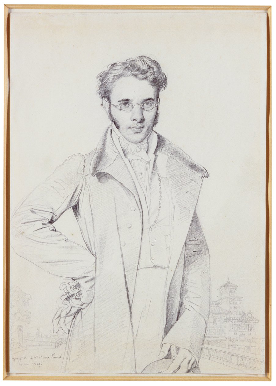 André-Benoît Barreau, dit Taurel by Jean Auguste Dominique Ingres