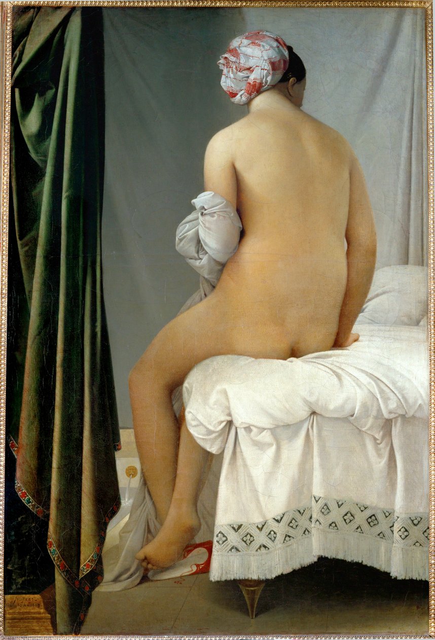 Bathing Woman by Jean Auguste Dominique Ingres