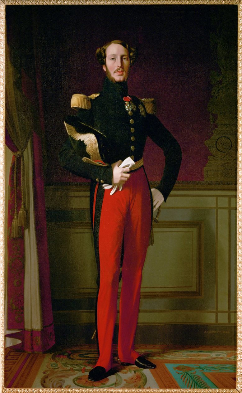 Ferdinand Philippe, Duke of Orleans, Son of Louis-Philippe, King of the French by Jean Auguste Dominique Ingres