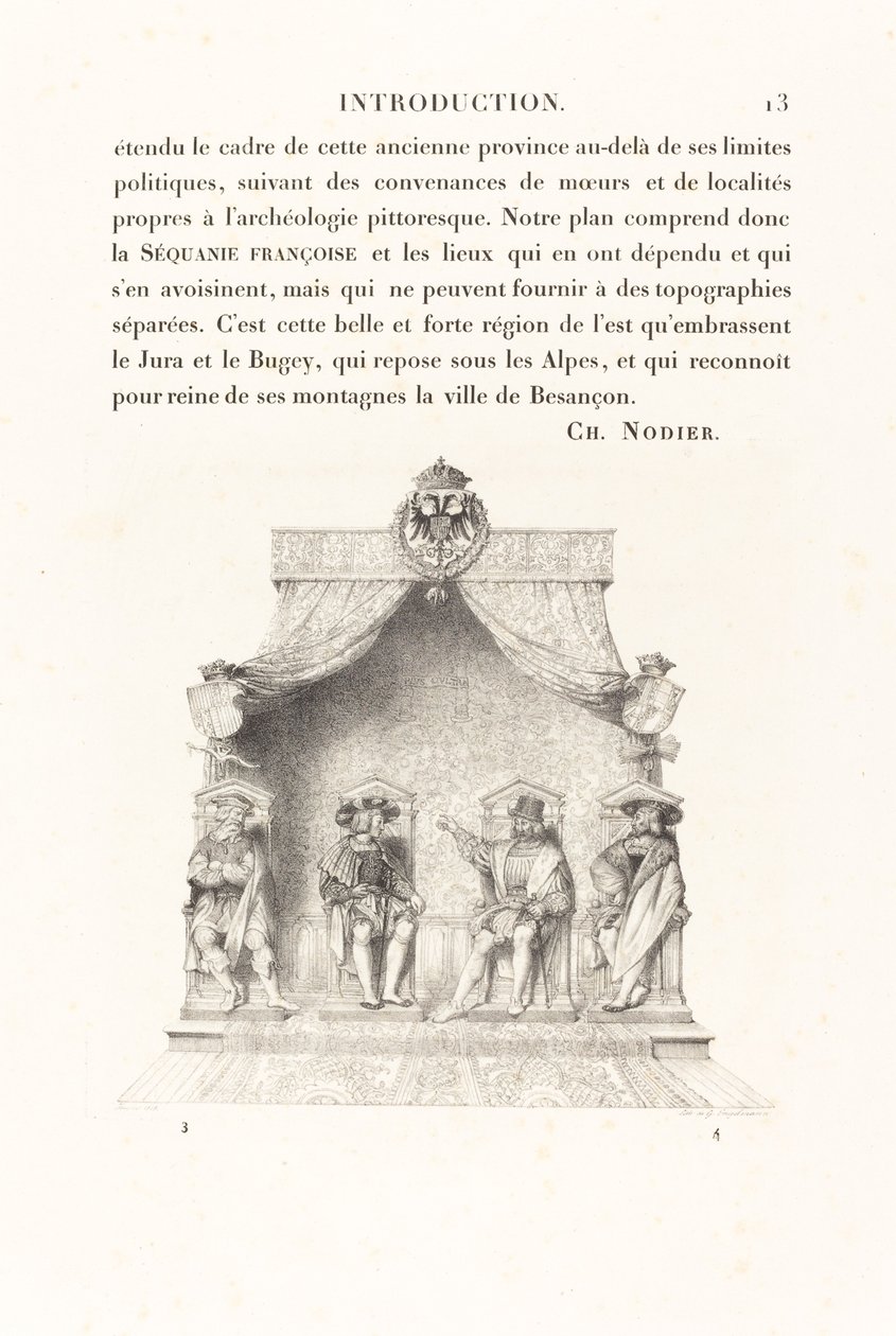 Four Magistrates of Besançon by Jean Auguste Dominique Ingres