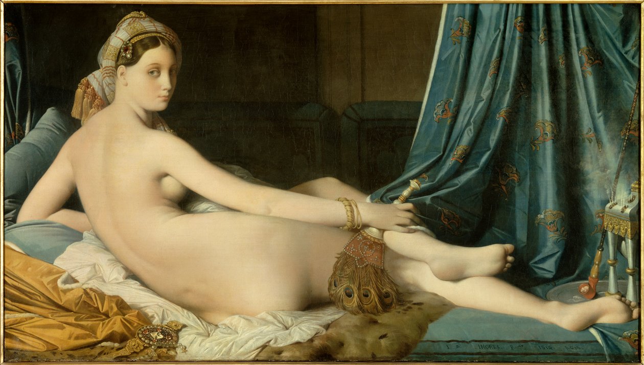 Grande Odalisque by Jean Auguste Dominique Ingres