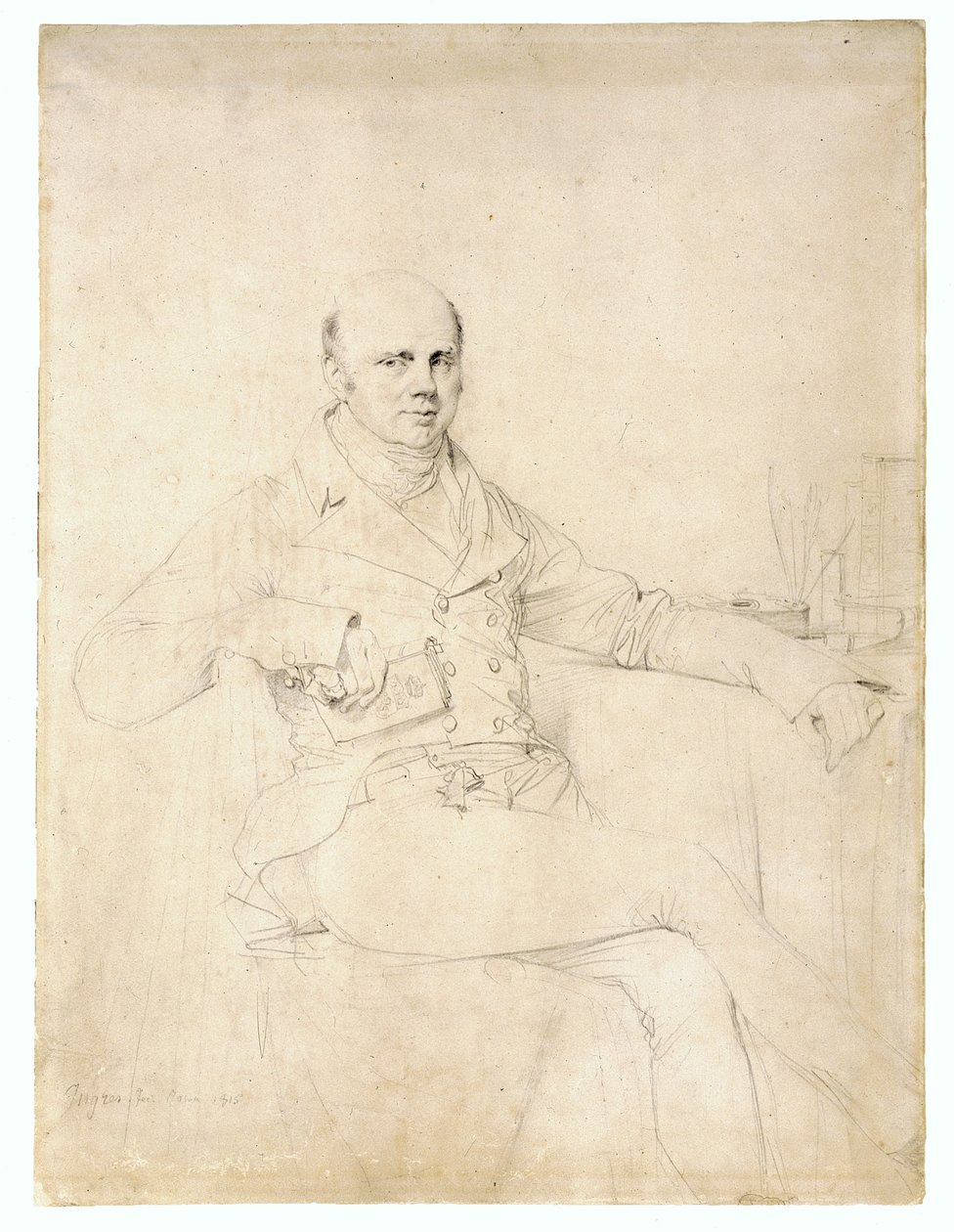 John Russell, Sixth Duke of Bedford by Jean Auguste Dominique Ingres
