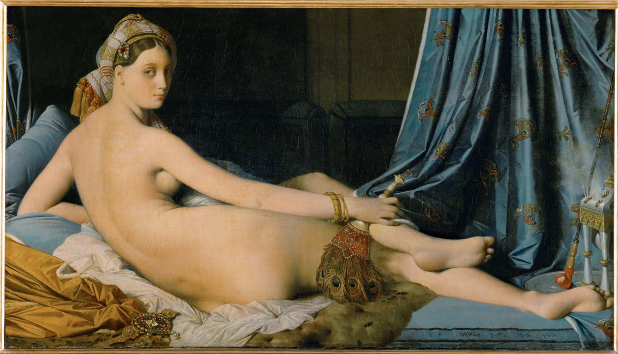 The Great Odalisque by Jean Auguste Dominique Ingres