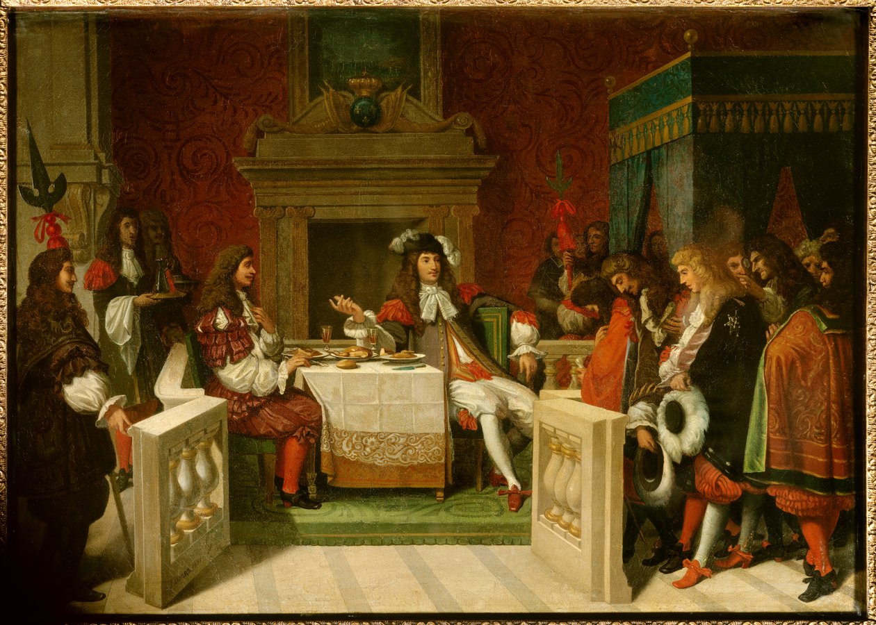 Louis XIV and Moliere by Jean Auguste Dominique Ingres