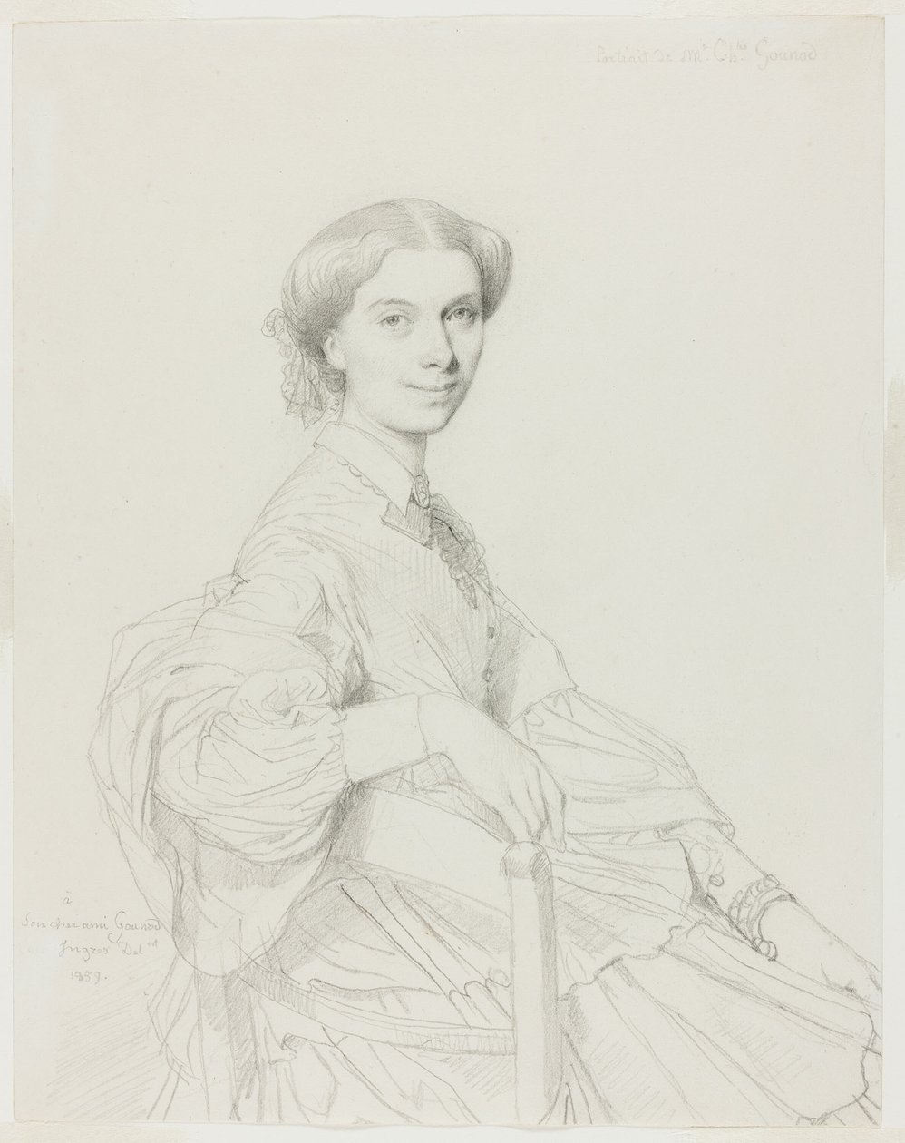 Madame Charles Gounod by Jean Auguste Dominique Ingres