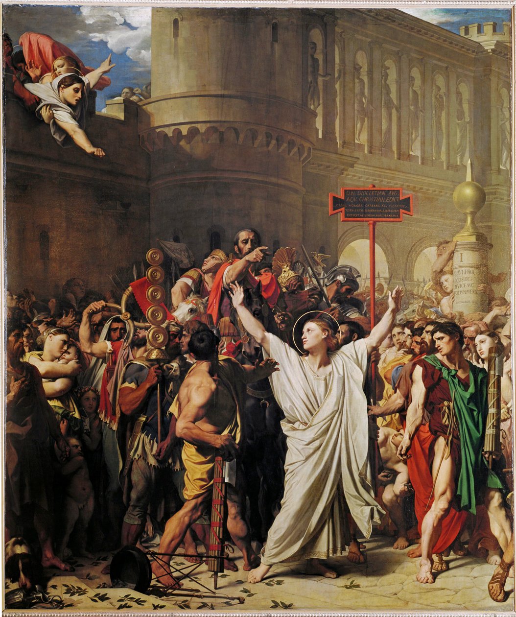 Martyrdom of Saint Symphorien by Jean Auguste Dominique Ingres