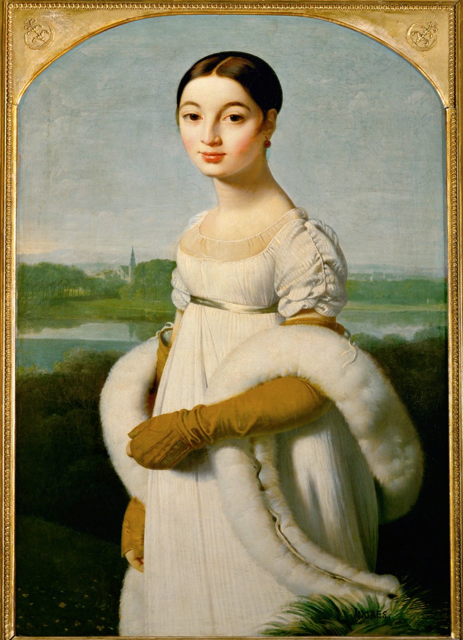 Mlle Caroline Riviere by Jean Auguste Dominique Ingres