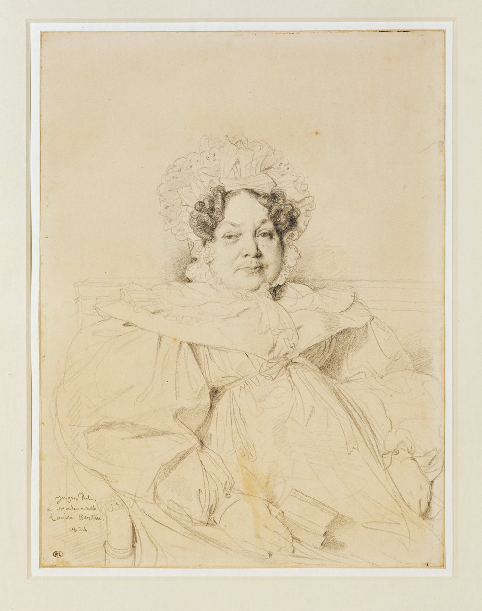 Mme. Louis-Francois Bertin by Jean Auguste Dominique Ingres