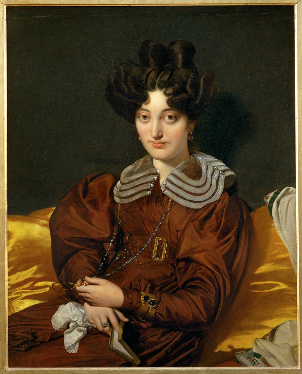 Mme. Marcotte de Sainte-Marie, painted 1826, Salon 1827 by Jean Auguste Dominique Ingres