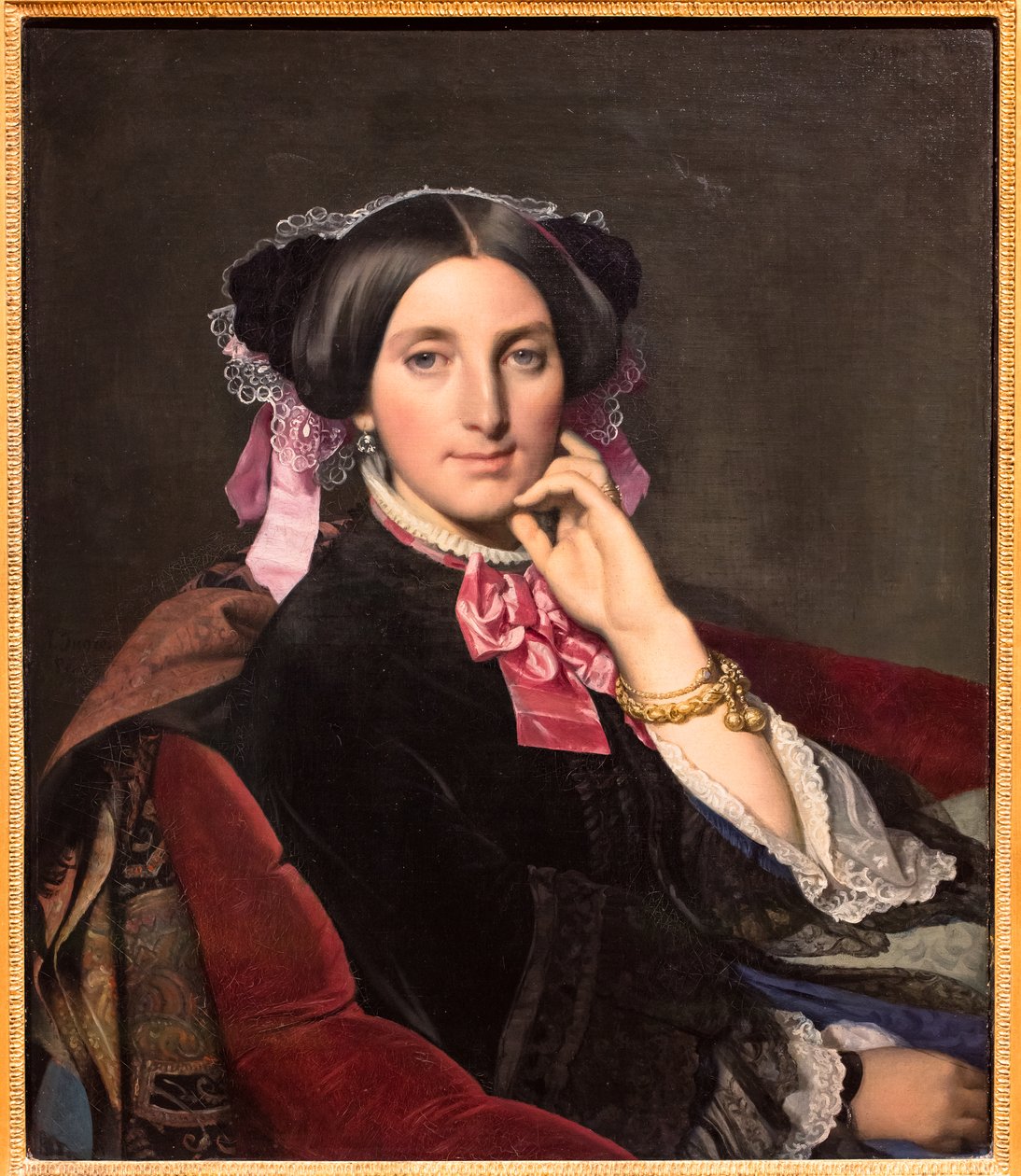 Portrait of Caroline Gonse by Jean Auguste Dominique Ingres