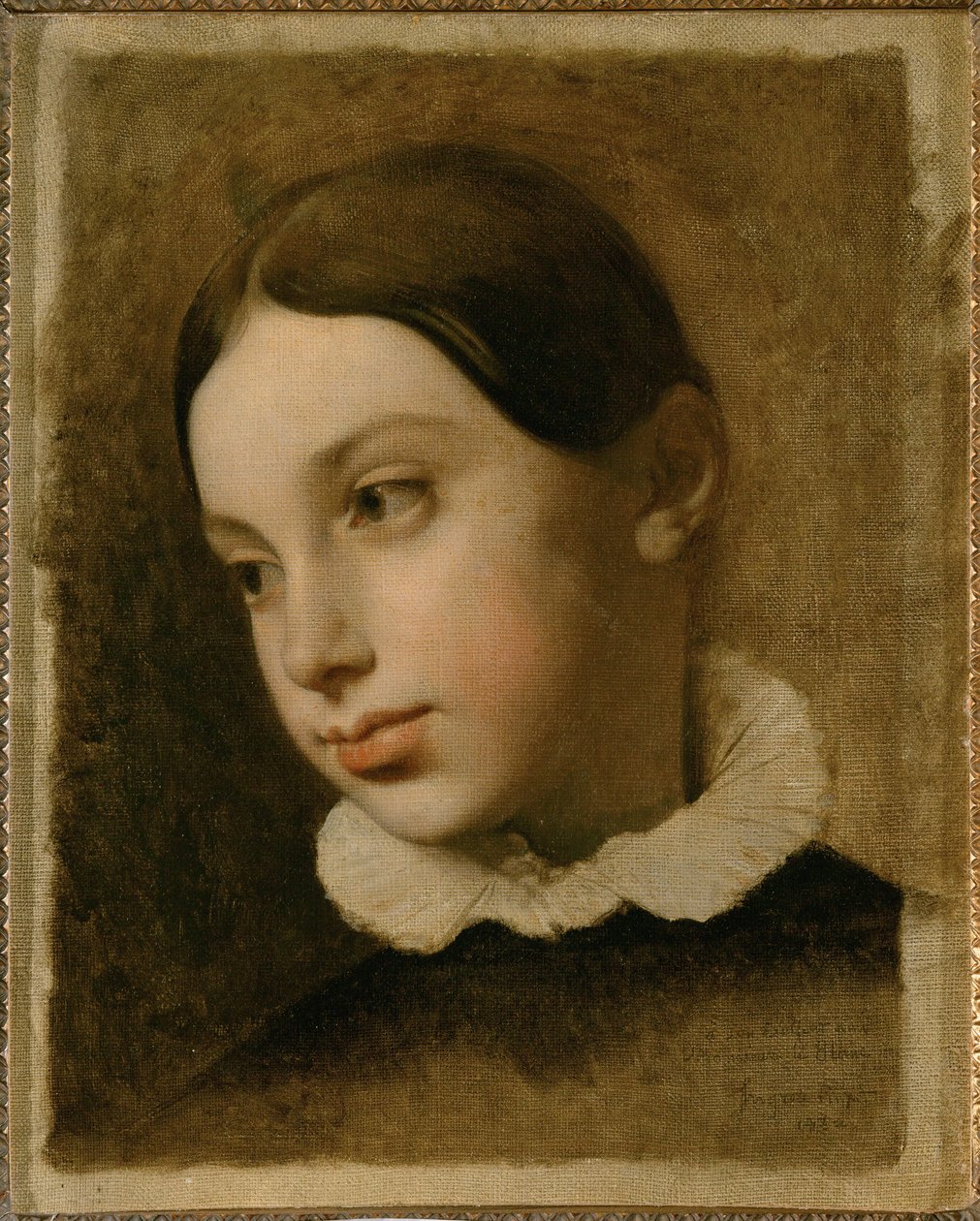 Portrait of Isaure Leblanc, Daughter of the Painter