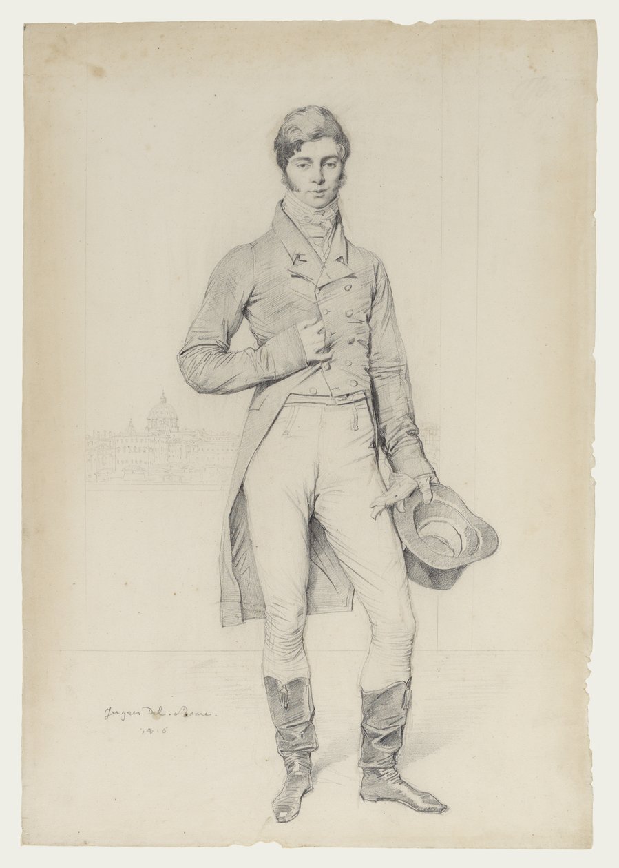 Portrait of Lord Grantham by Jean Auguste Dominique Ingres