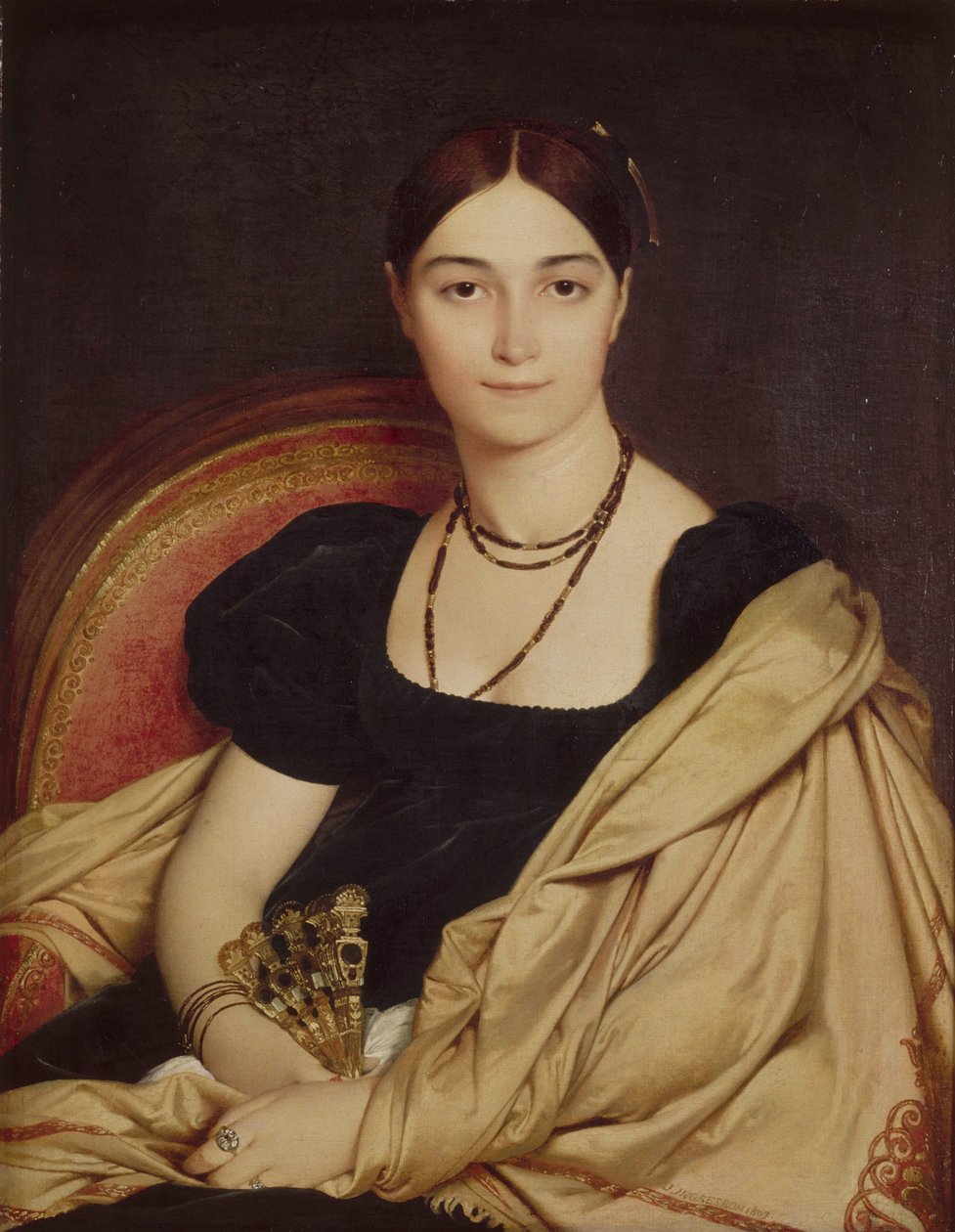 Portrait of Madame Duvaucey by Jean Auguste Dominique Ingres