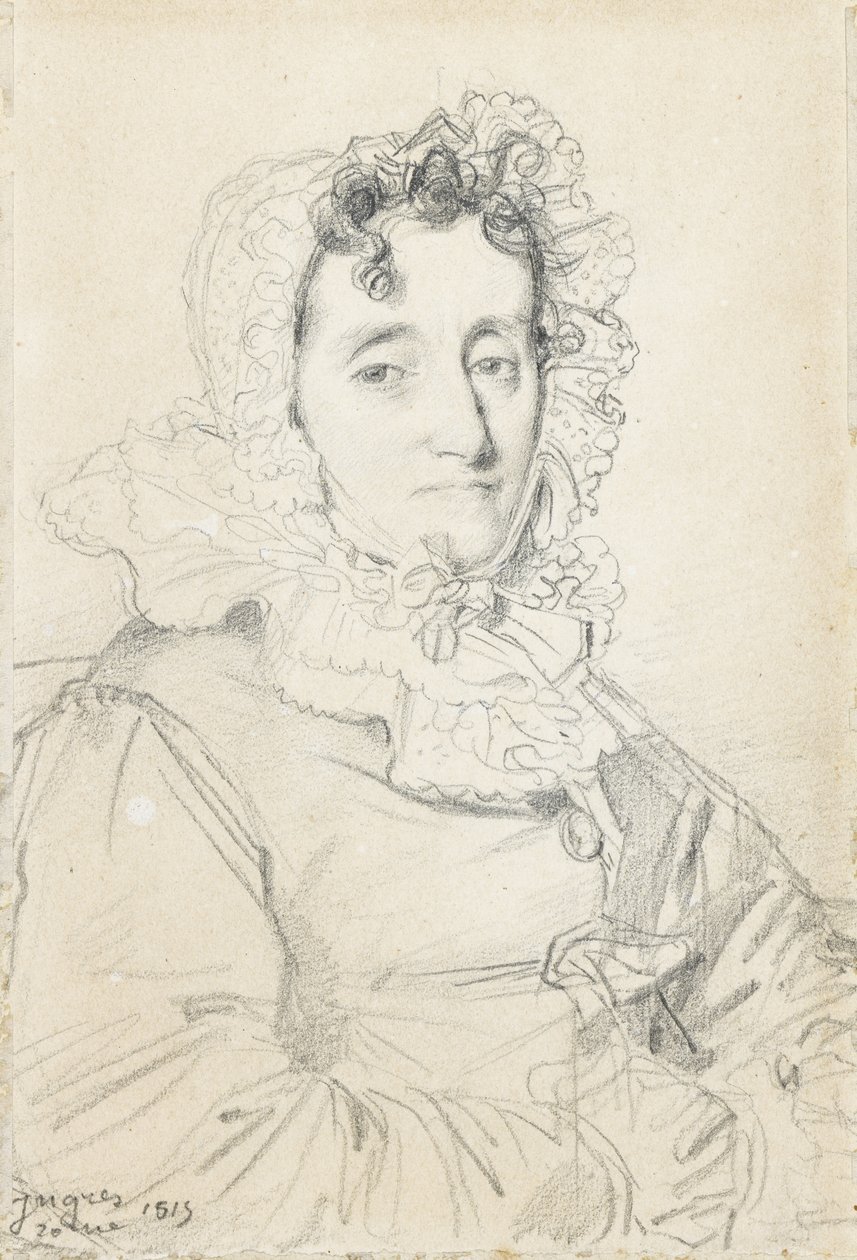 Portrait of Maréchale Kutusov by Jean Auguste Dominique Ingres