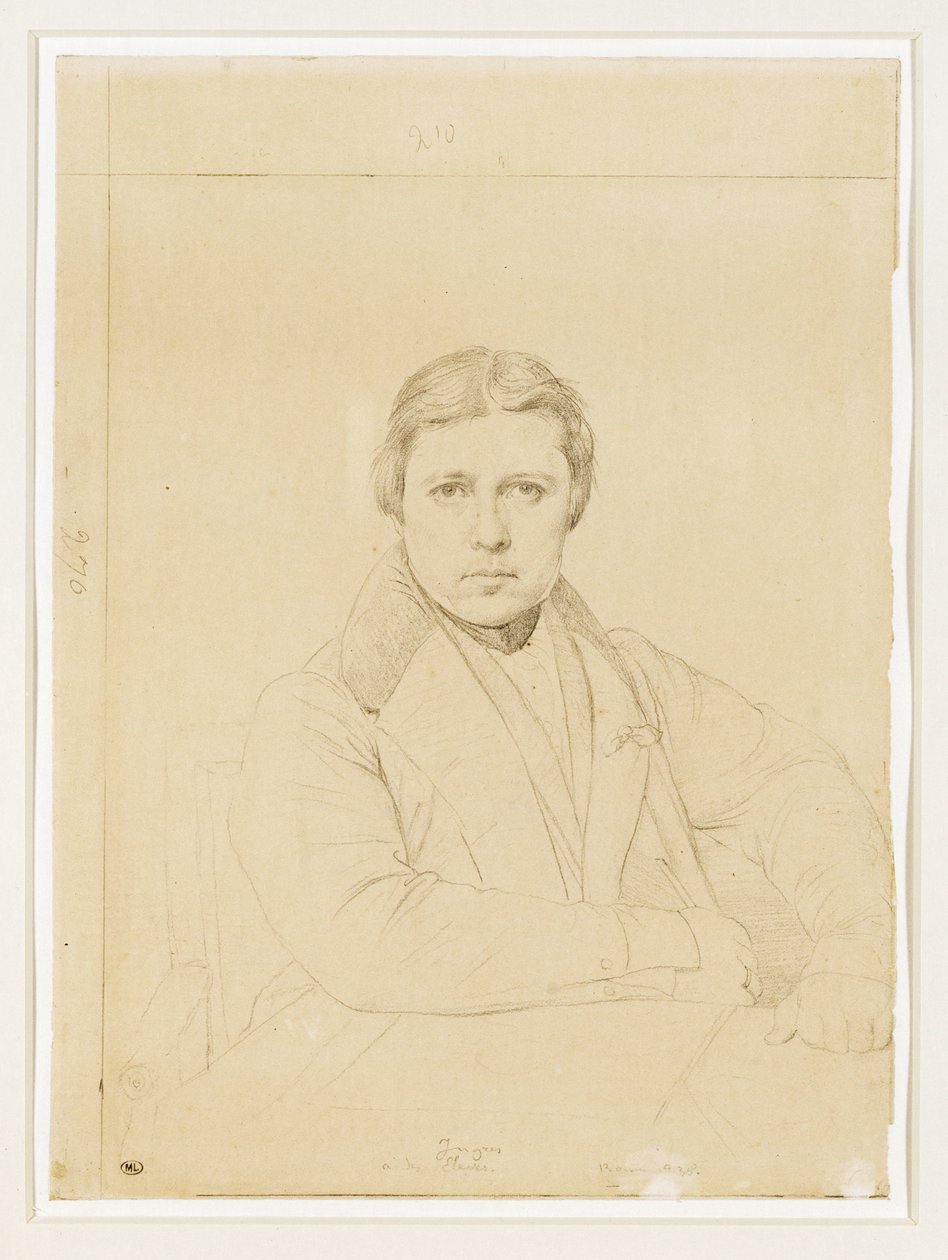 Self-portrait of the Artist by Jean Auguste Dominique Ingres