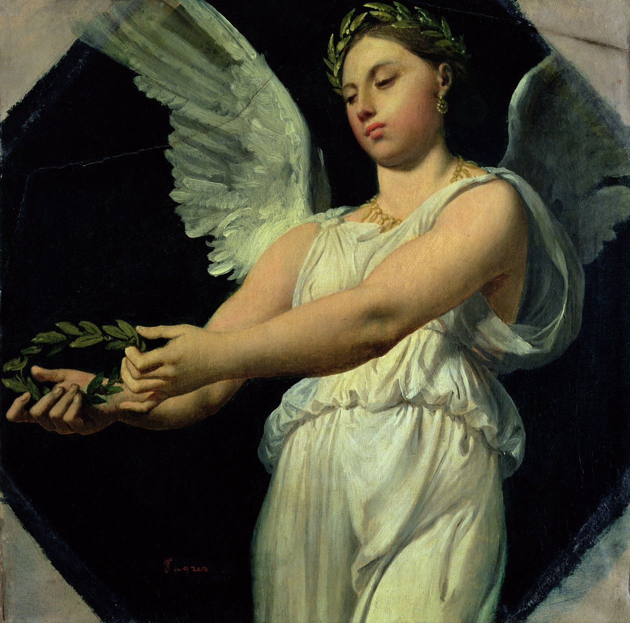 Study of Victory for the Apotheosis of Homer by Jean Auguste Dominique Ingres