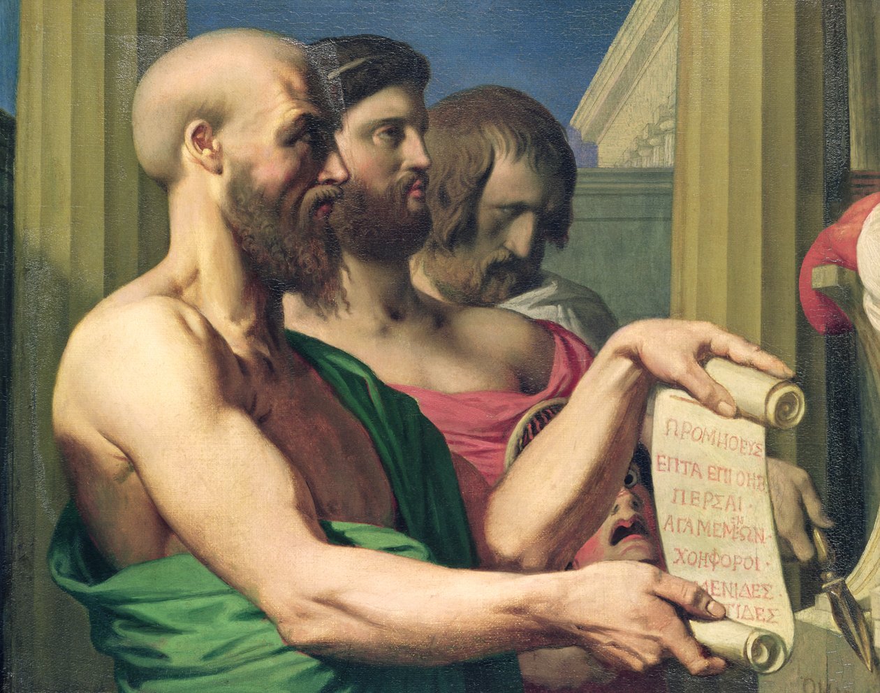 The Greek Tragedians, study for 
