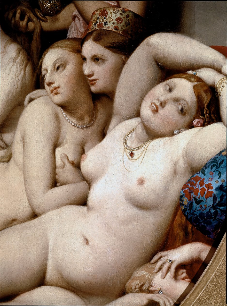 The Turkish Bath (detail) by Jean Auguste Dominique Ingres