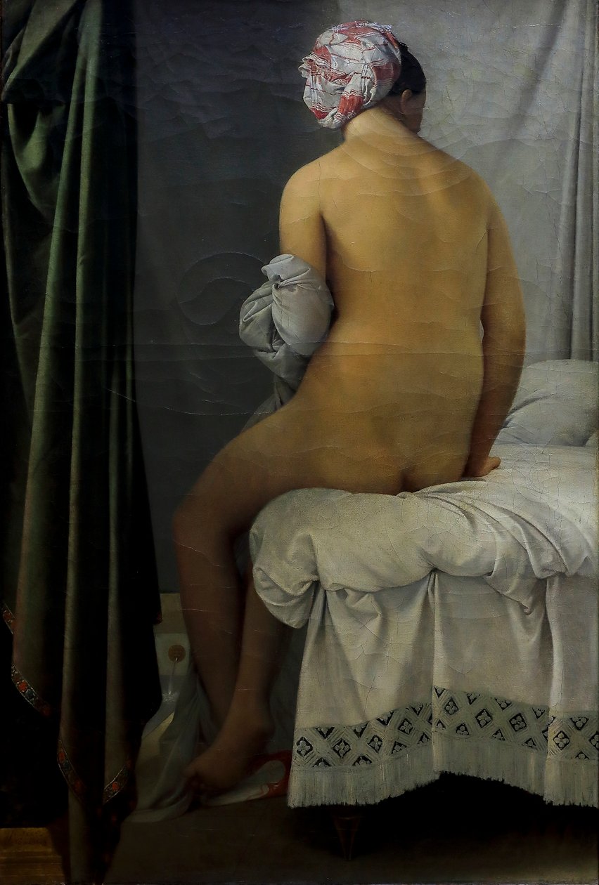 The Bather (the Valpinçon Bather) by Jean Auguste Dominique Ingres