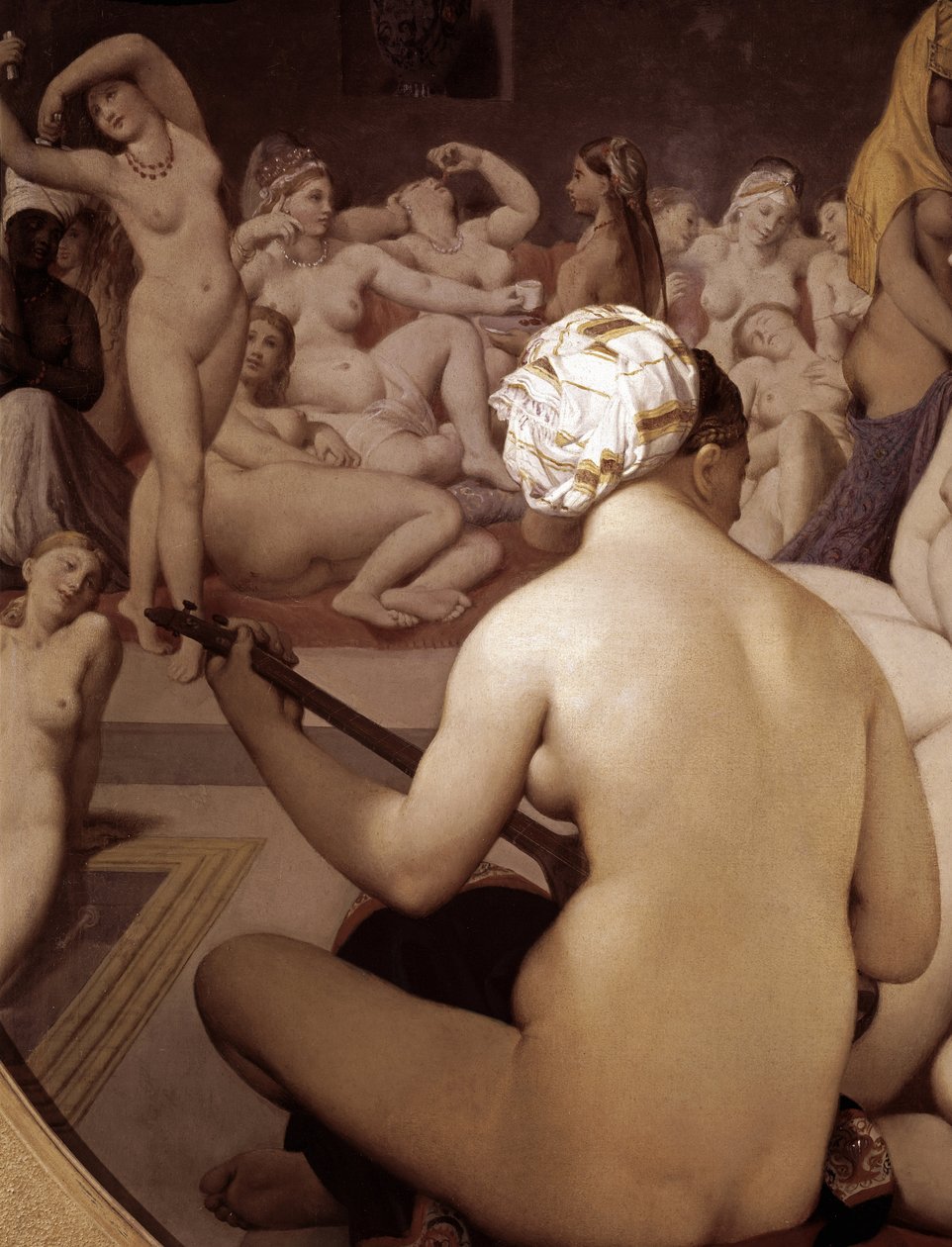 The Turkish Bath, (detail) by Jean Auguste Dominique Ingres