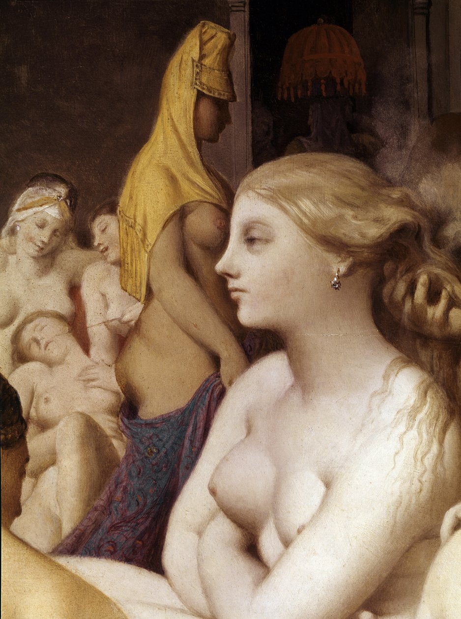 The Turkish Bath (detail) by Jean Auguste Dominique Ingres