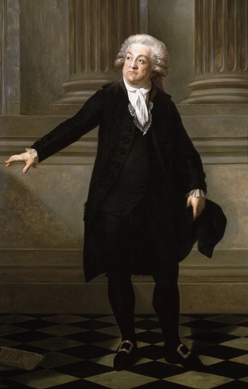 Portrait of Honore Gabriel Riqueti, Count of Mirabeau by Jean Baptiste Adolphe Gibert