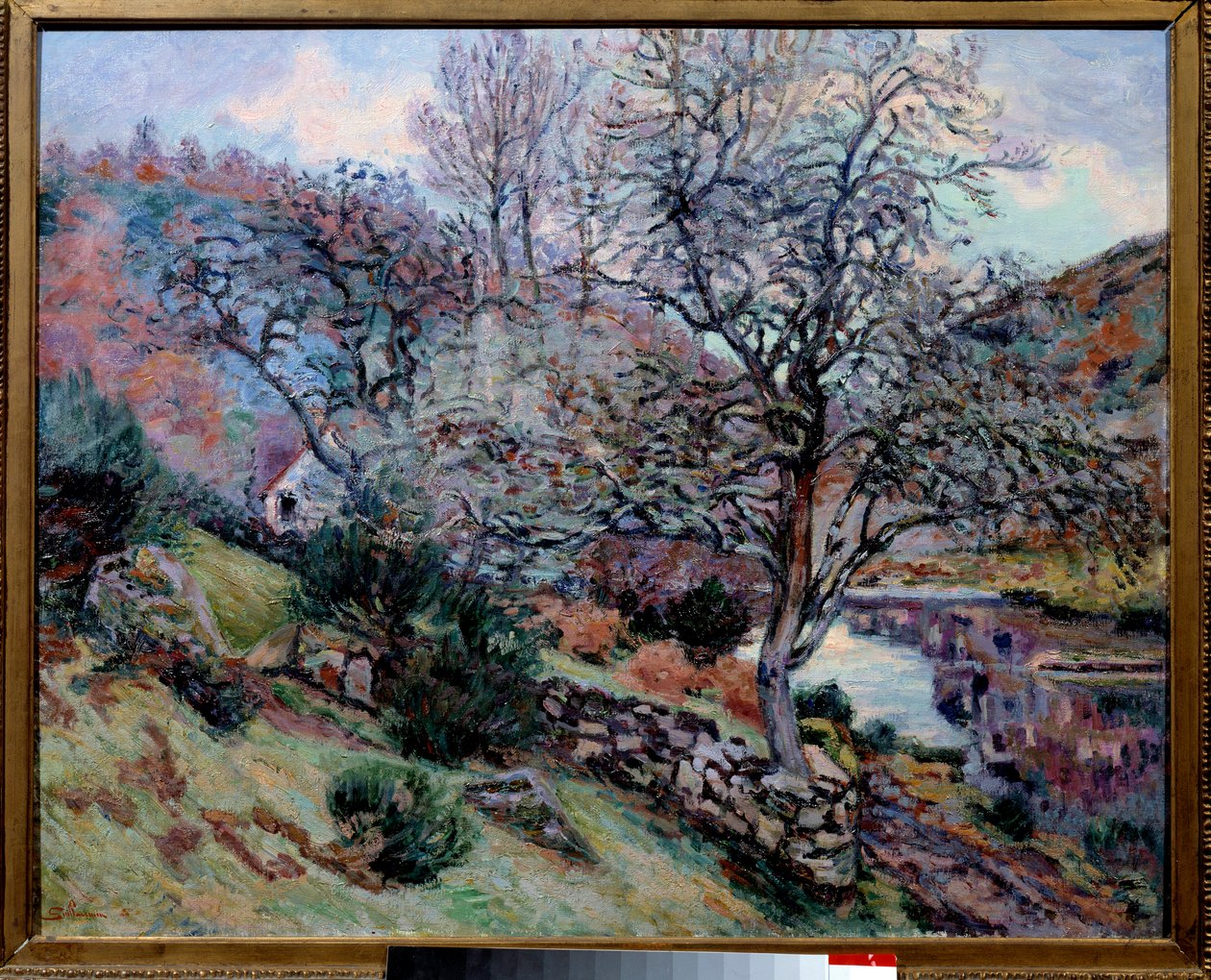 Crozan, the Rock of the Echo. Painting by Jean Baptiste Armand (1841-1927) by Jean Baptiste Armand Guillaumin