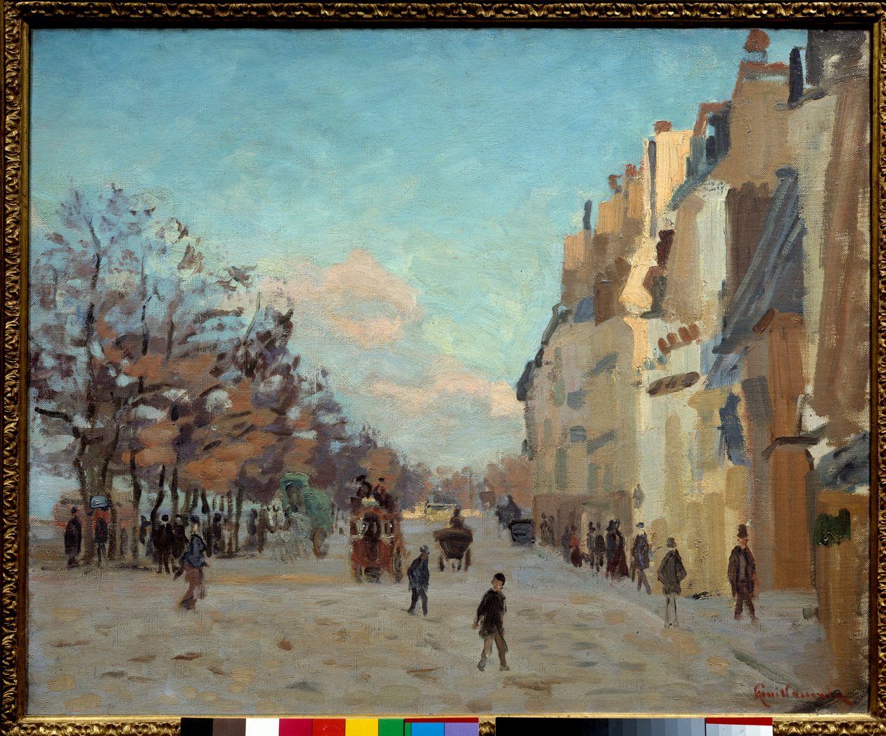 Quai de la Gare in Paris, Snow Effect by Jean Baptiste Armand Guillaumin