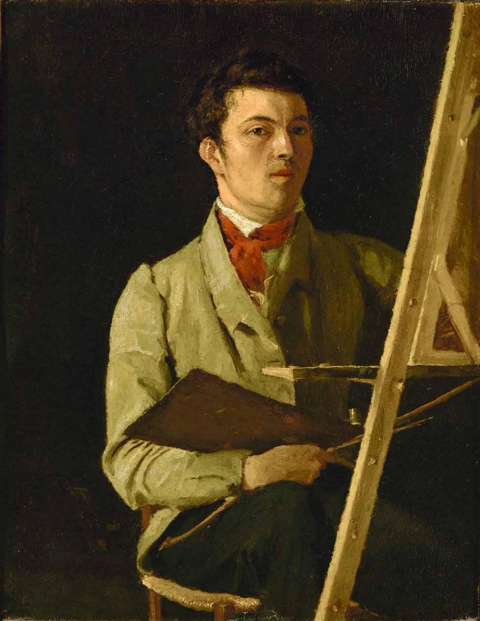 Corot, Self-Portrait by Jean Baptiste Camille Corot