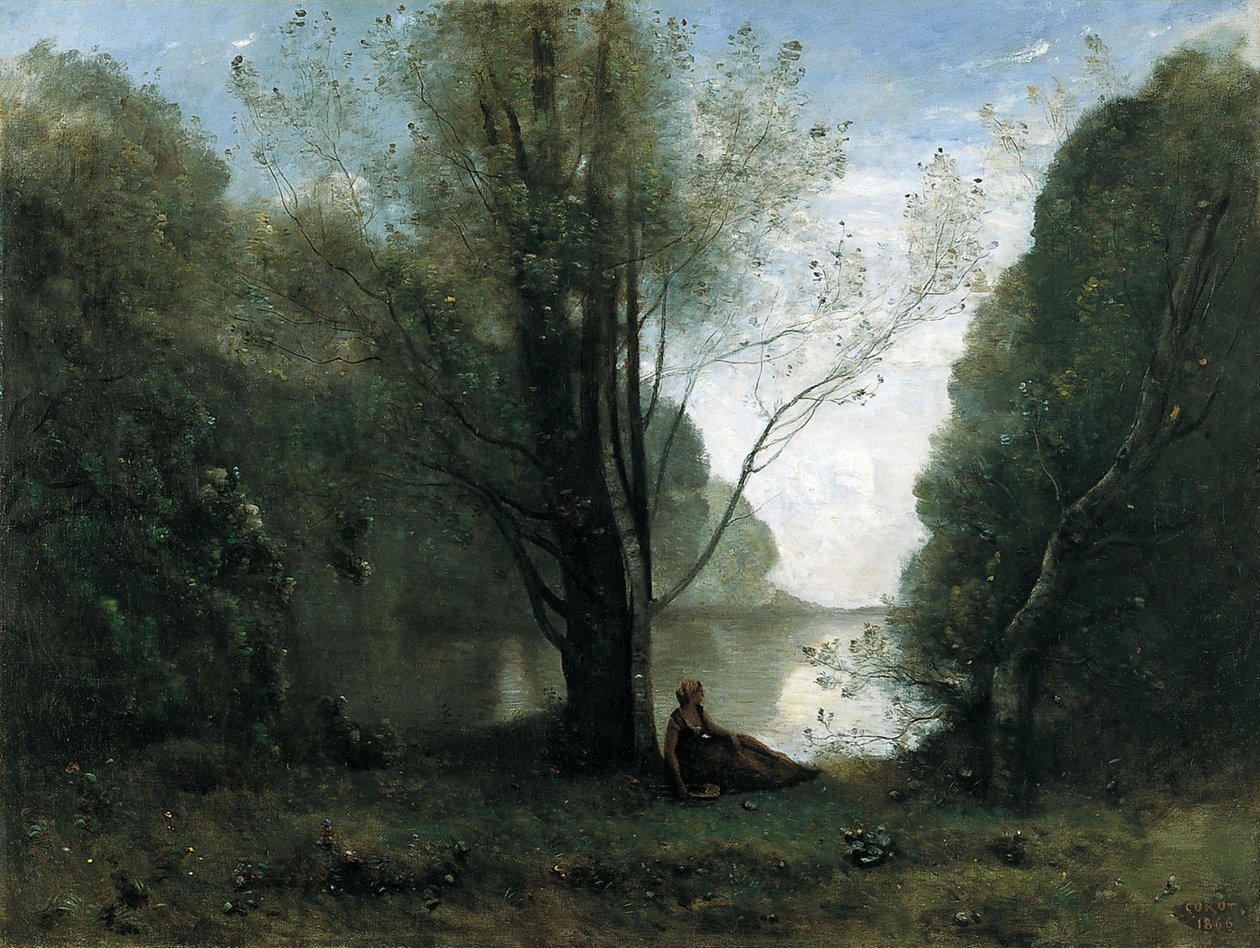 Solitude. Recollection of Vigen, Limousin by Jean Baptiste Camille Corot