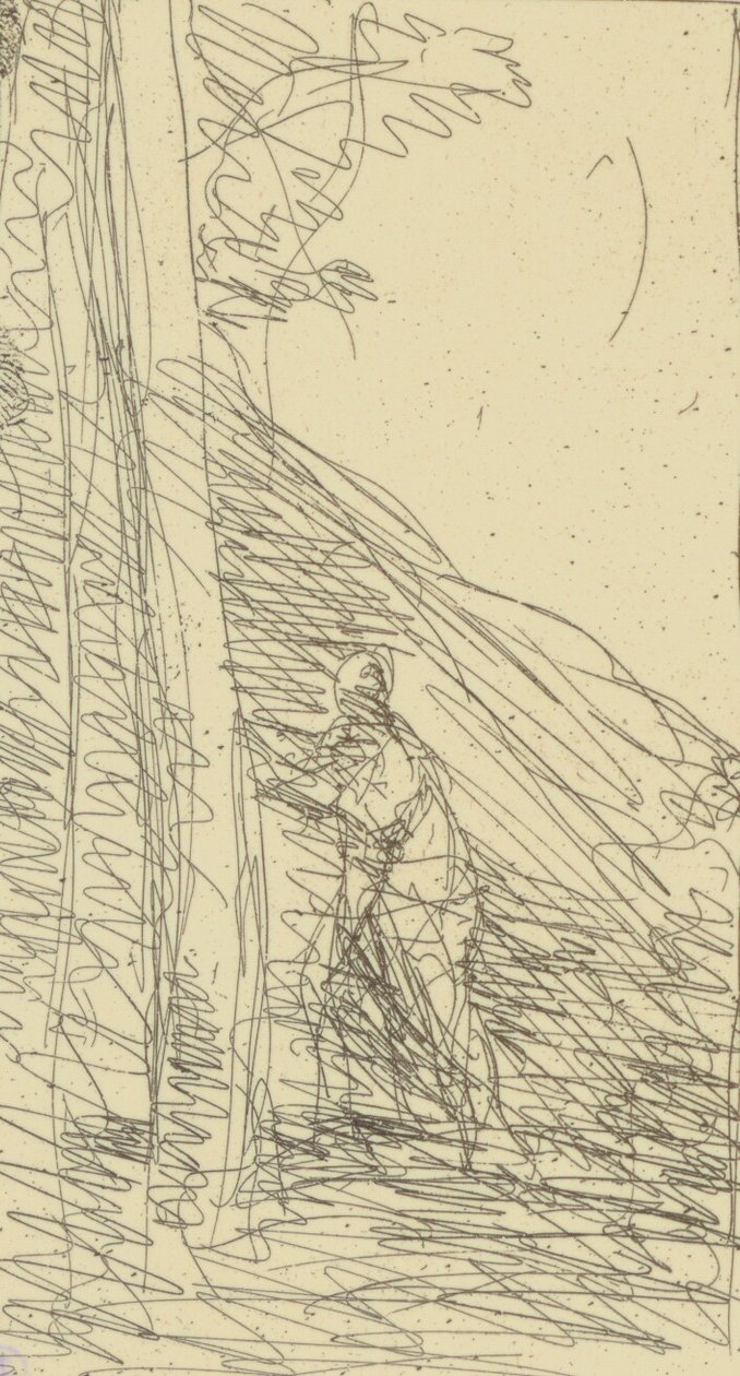 Scribble by Jean Baptiste Camille Corot