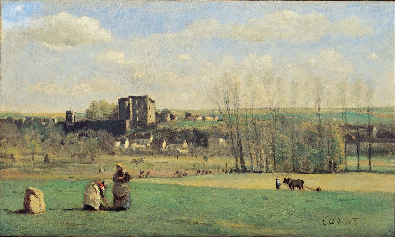 Landscape of La Ferté-Milon by Jean Baptiste Camille Corot