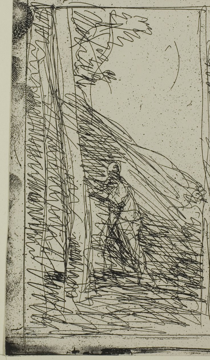 Scrawl by Jean Baptiste Camille Corot