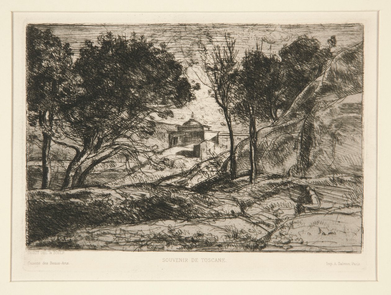 Memory of Tuscany by Jean Baptiste Camille Corot