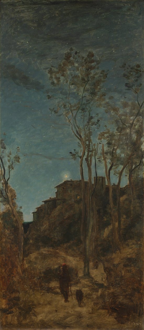 The Four Times of Day: Night by Jean Baptiste Camille Corot