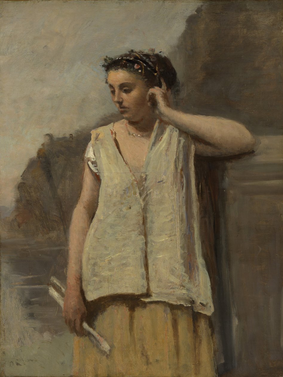 The Muse: History, ca. 1865 by Jean Baptiste Camille Corot